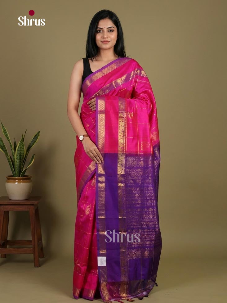 Silk Cotton Saree - EI01147