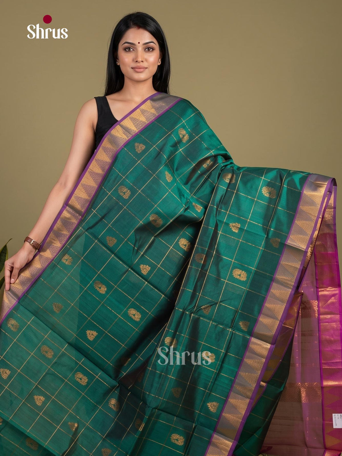 Silk Cotton Saree - EI01153