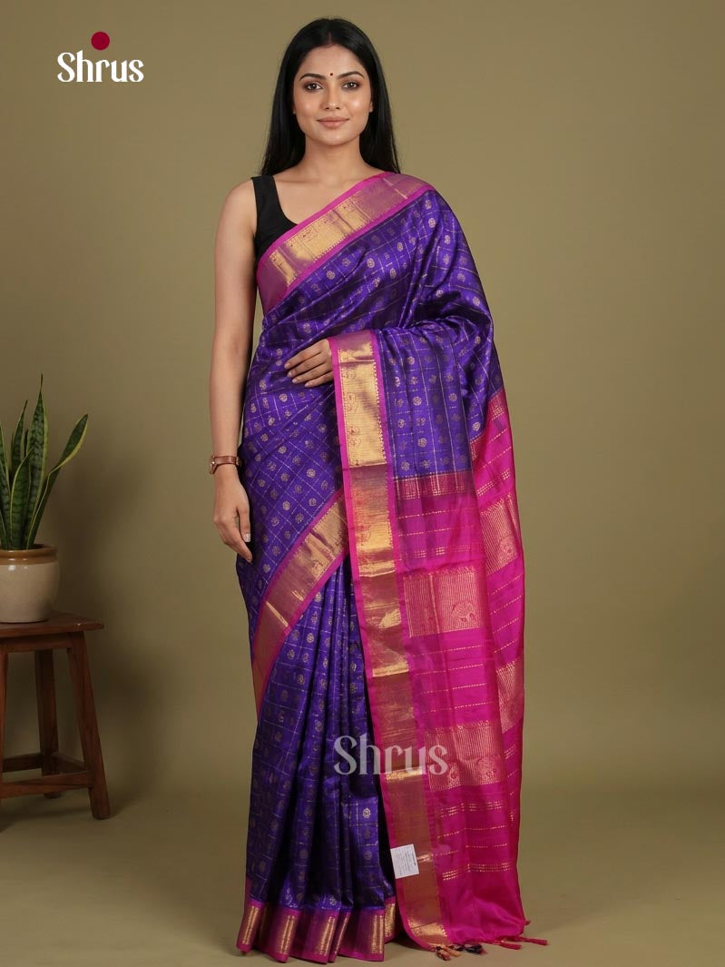 Silk Cotton Saree - EI01158
