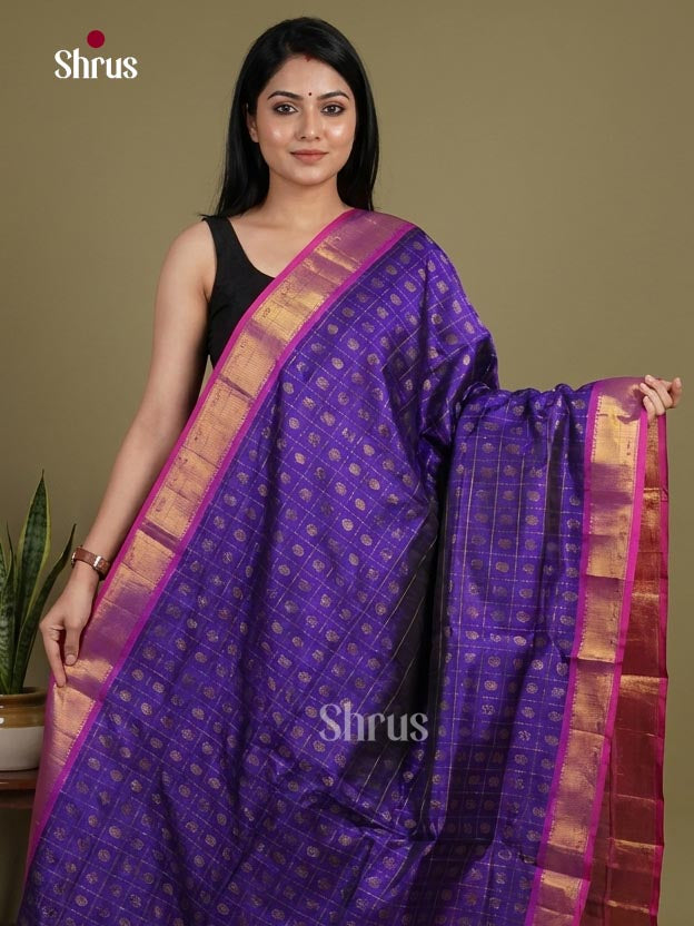 Silk Cotton Saree - EI01158
