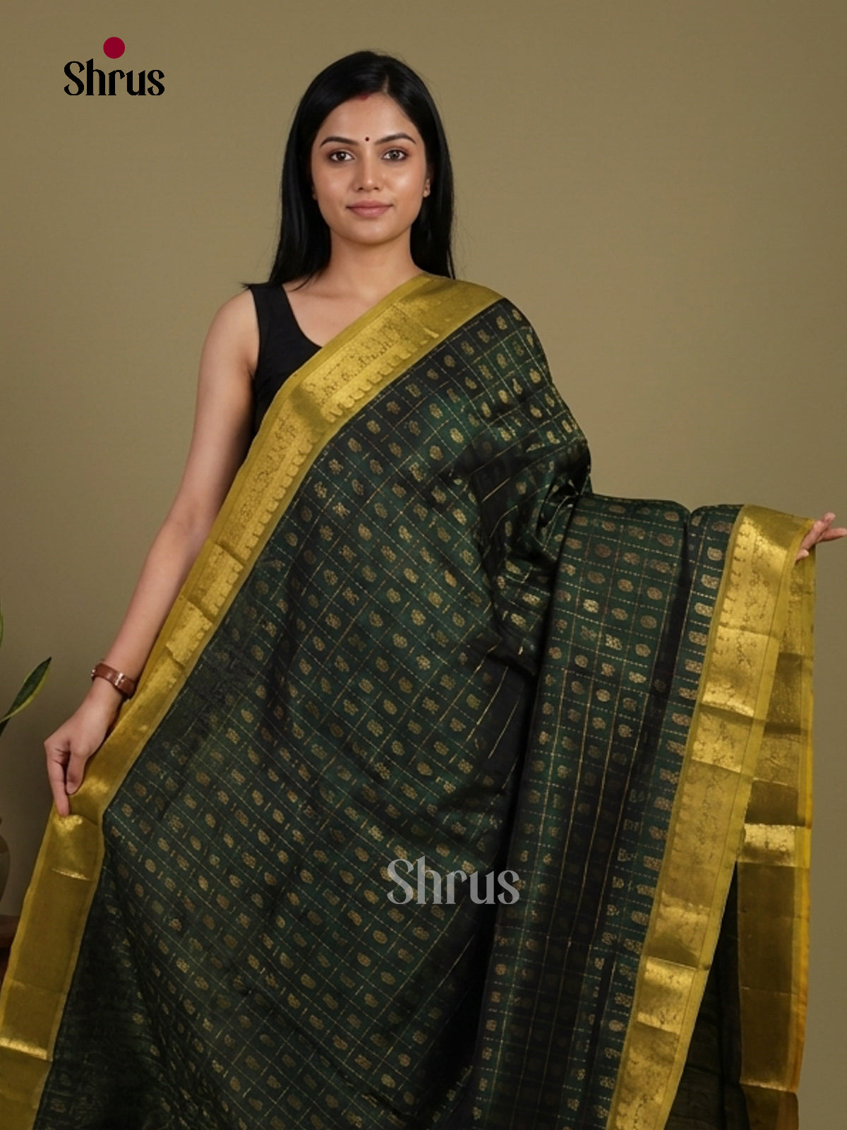Silk Cotton Saree - EI01161