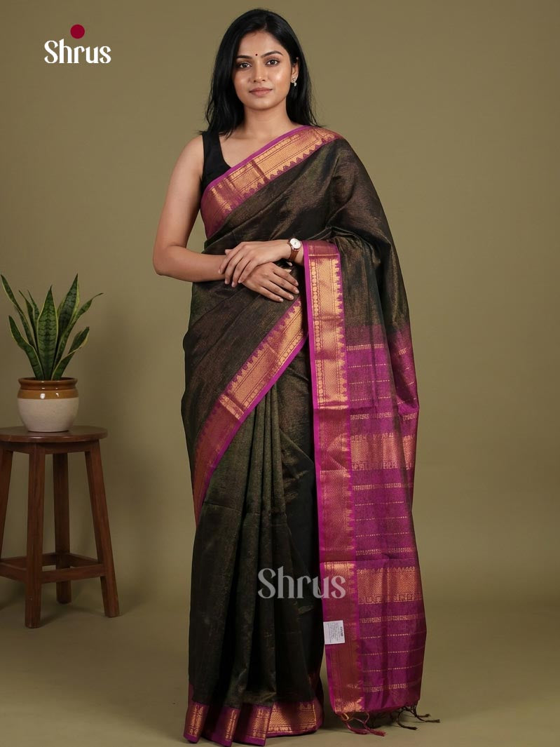 Silk Cotton Saree - EI01172
