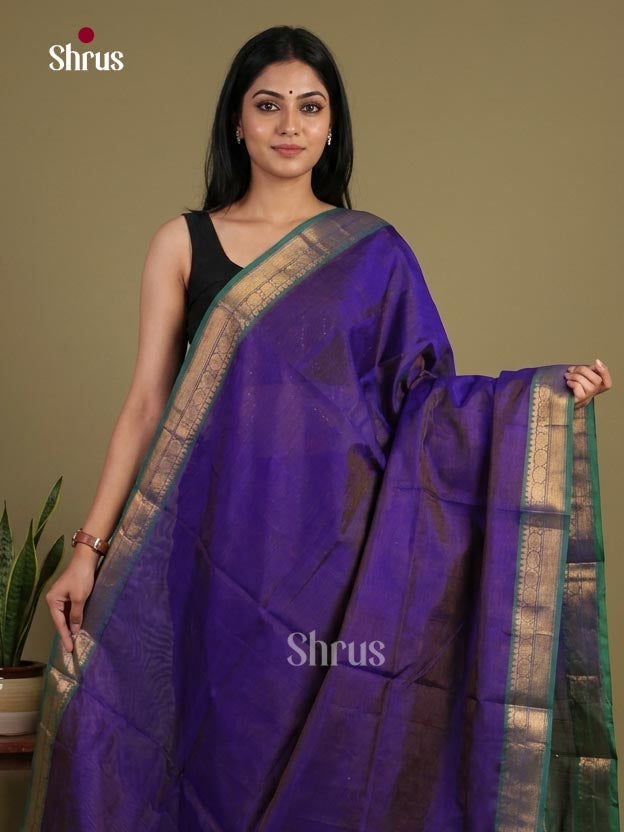 Silk Cotton Saree - EI01174