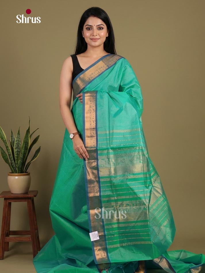 Silk Cotton Saree - EI01176