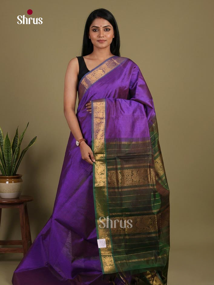 Silk Cotton Saree - EI01177