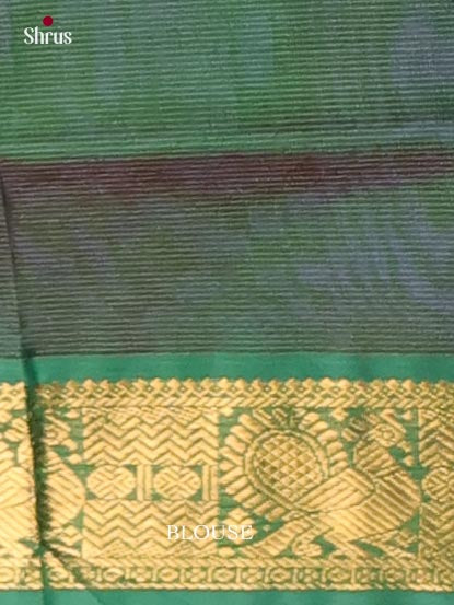 Silk Cotton Saree - EI01177