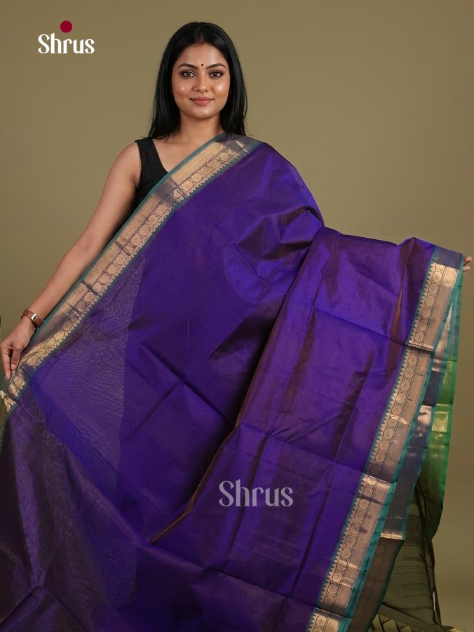 Silk Cotton Saree - EI01178