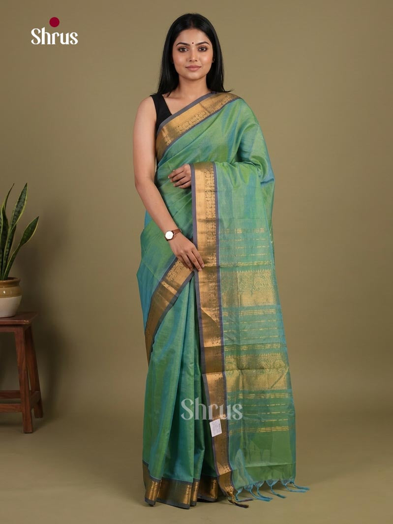 Silk Cotton Saree - EI01180
