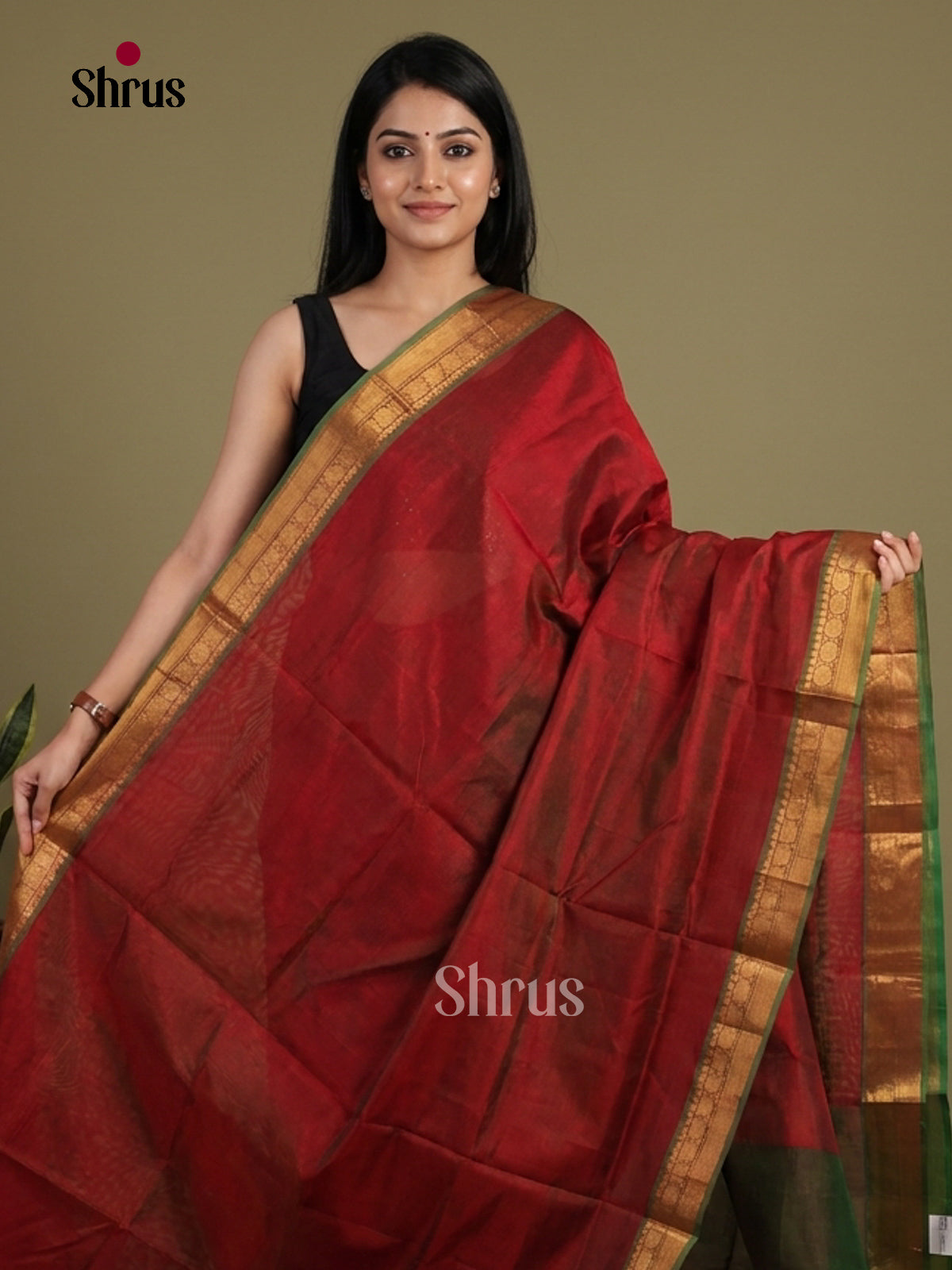 Silk Cotton Saree - EI01182
