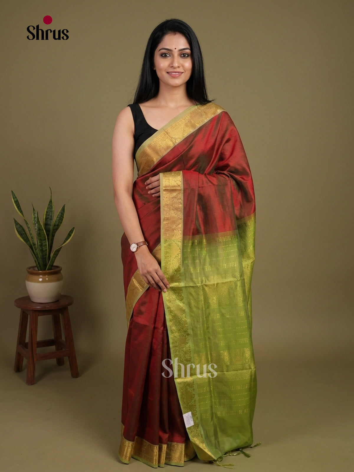 Silk Cotton Saree - EI01183