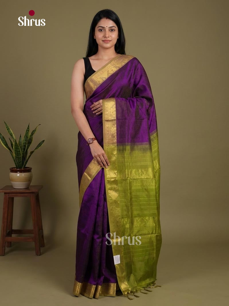Silk Cotton Saree - EI01190