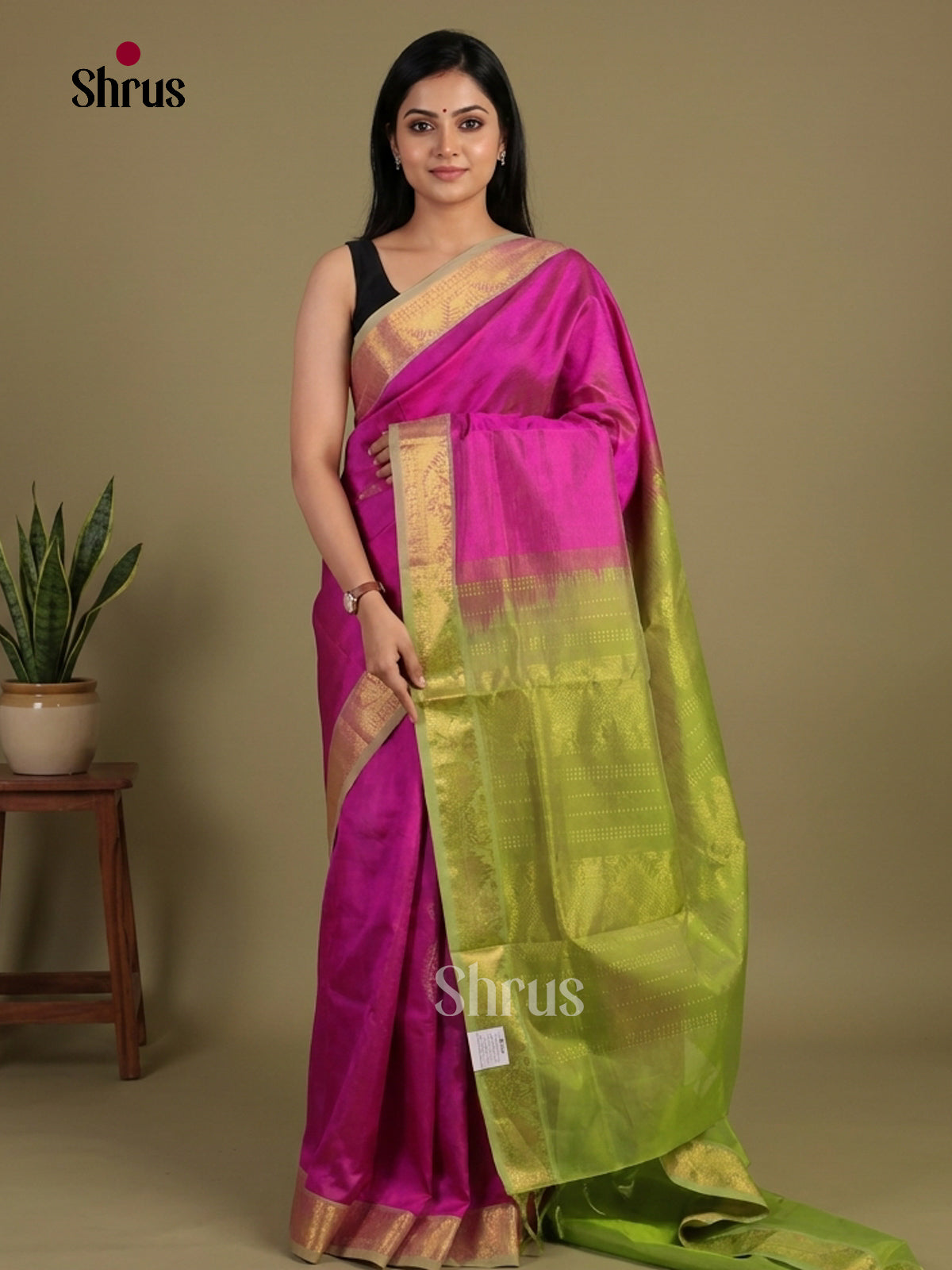 Silk Cotton Saree - EI01194