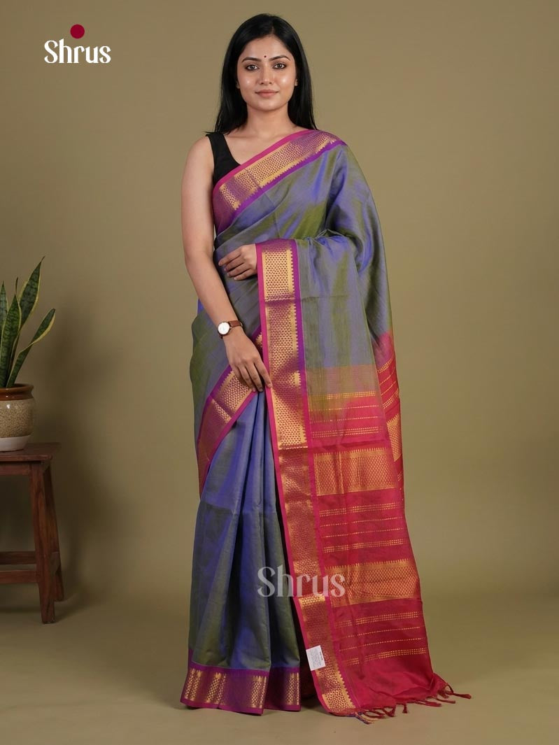 Silk Cotton Saree - EI01195