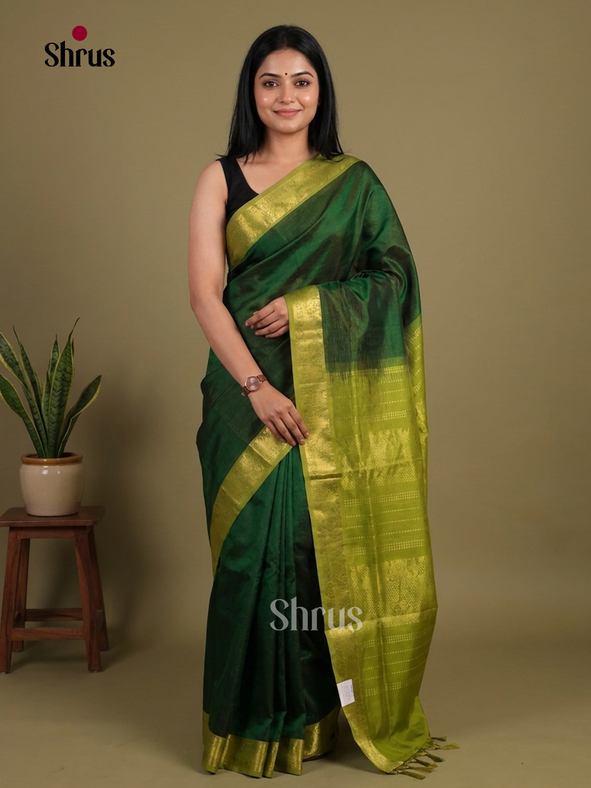 Silk Cotton Saree - EI01196