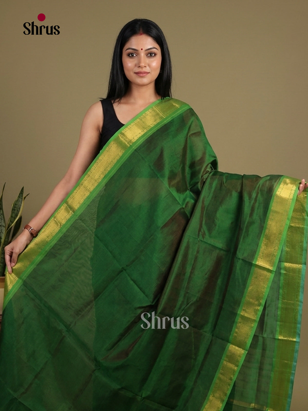 Silk Cotton Saree - EI01198