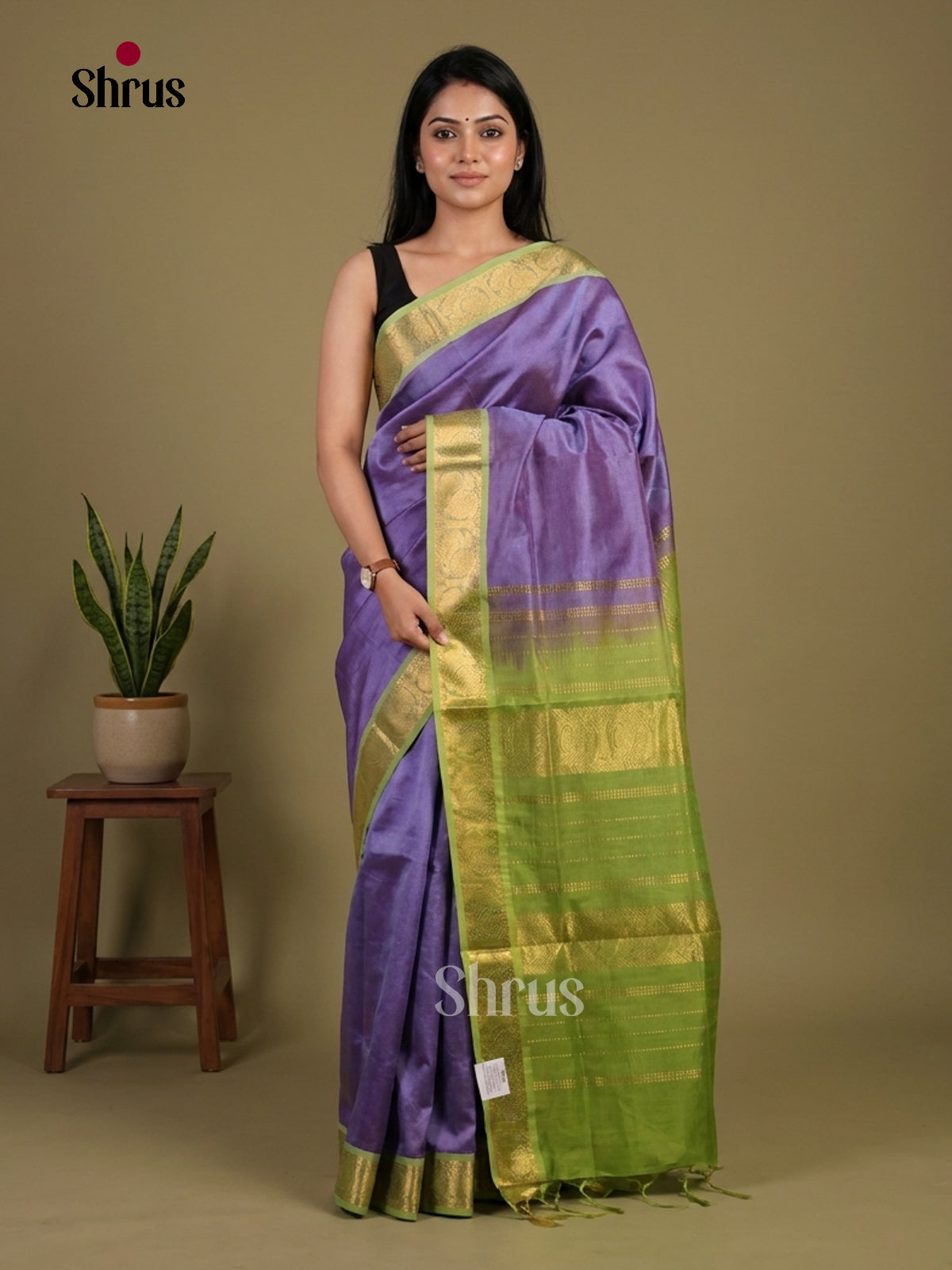 Silk Cotton Saree - EI01201