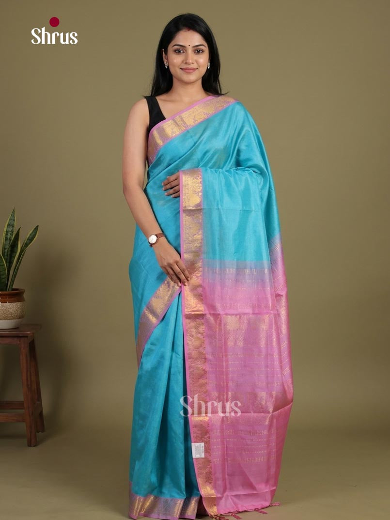 Silk Cotton Saree - EI01204