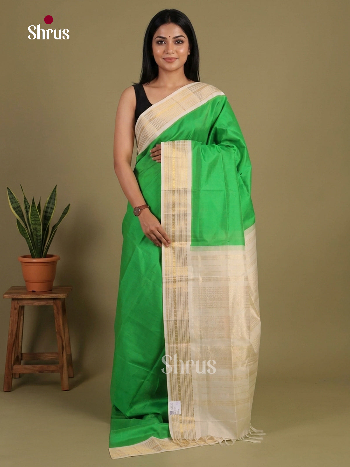 Silk Cotton Saree - EI01217