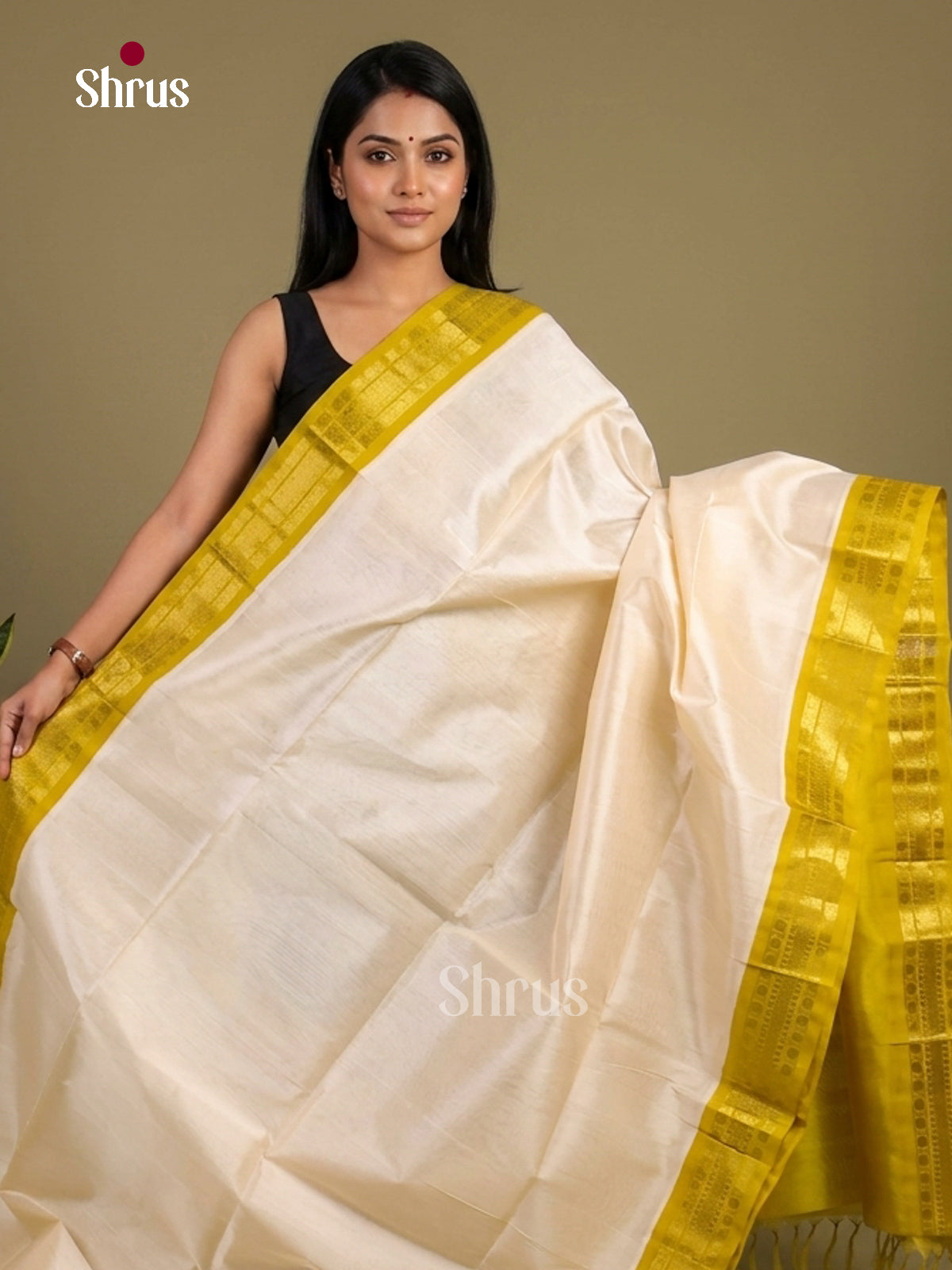 Silk Cotton Saree - EI01219