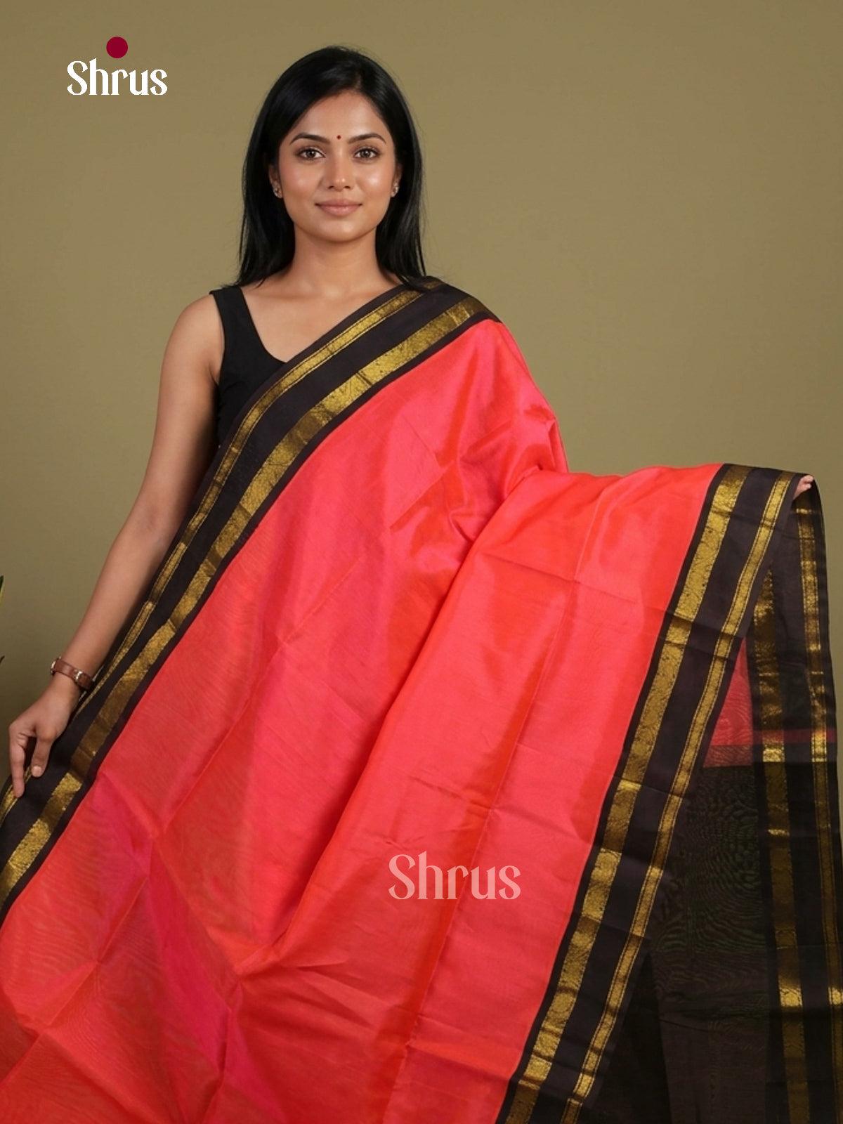 Silk Cotton Saree - EI01220