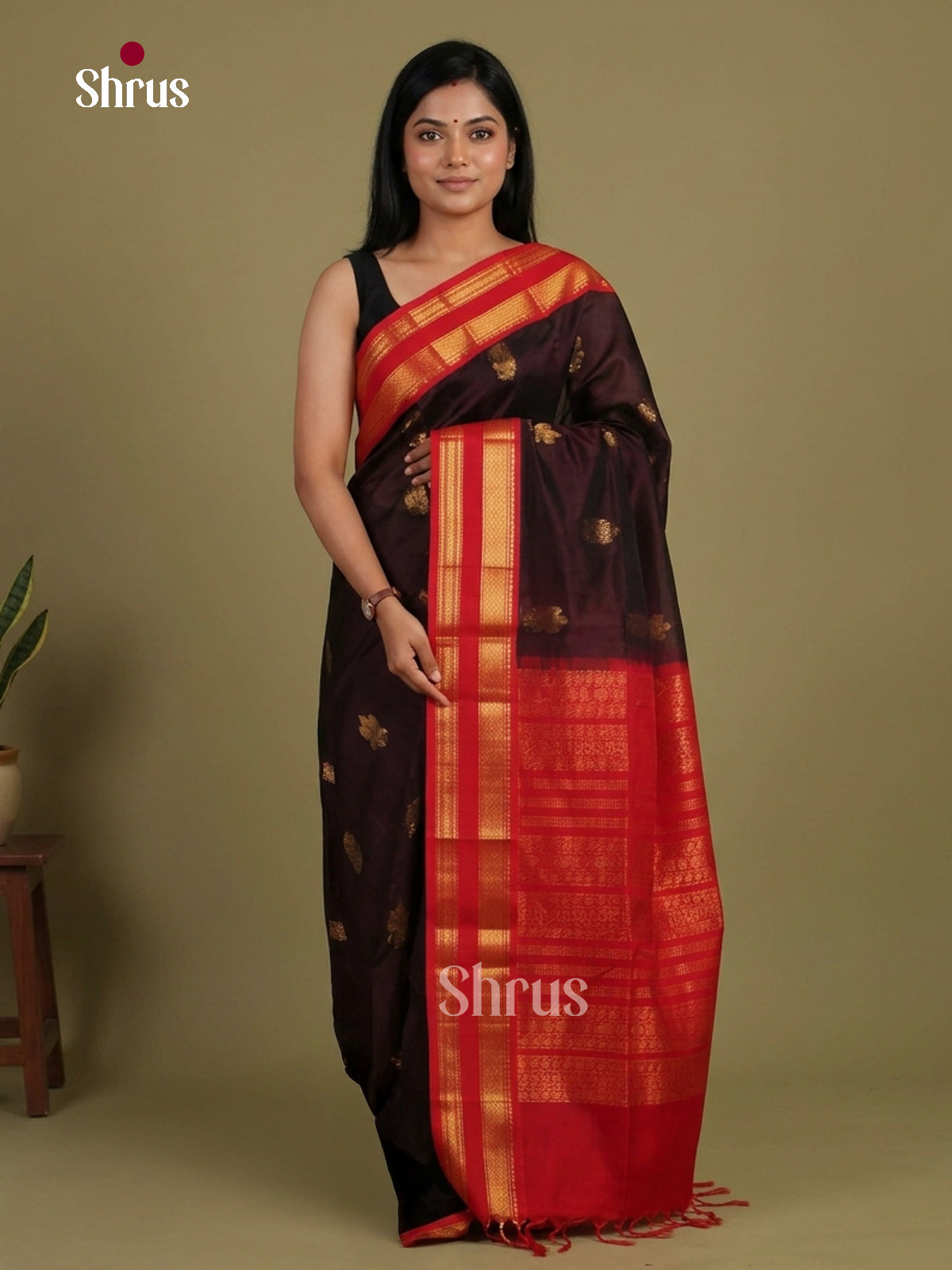 Silk Cotton Saree - EI01235