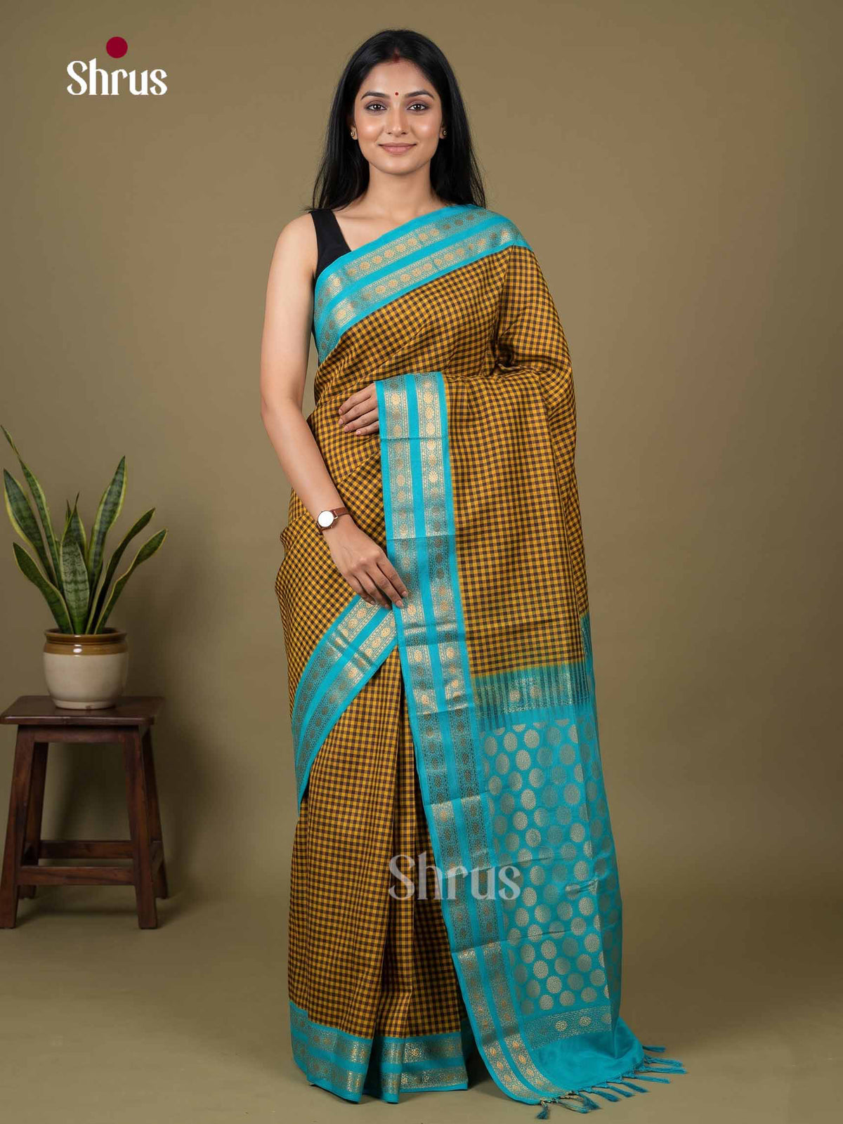 Silk Cotton Saree - EI01271