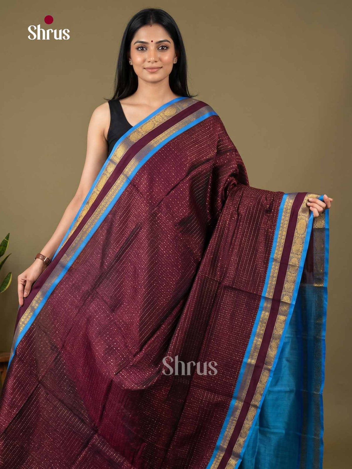 Silk Cotton Saree - EI01323