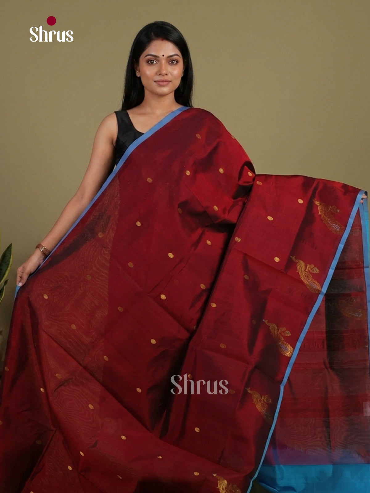 Silk Cotton Saree - EI01332