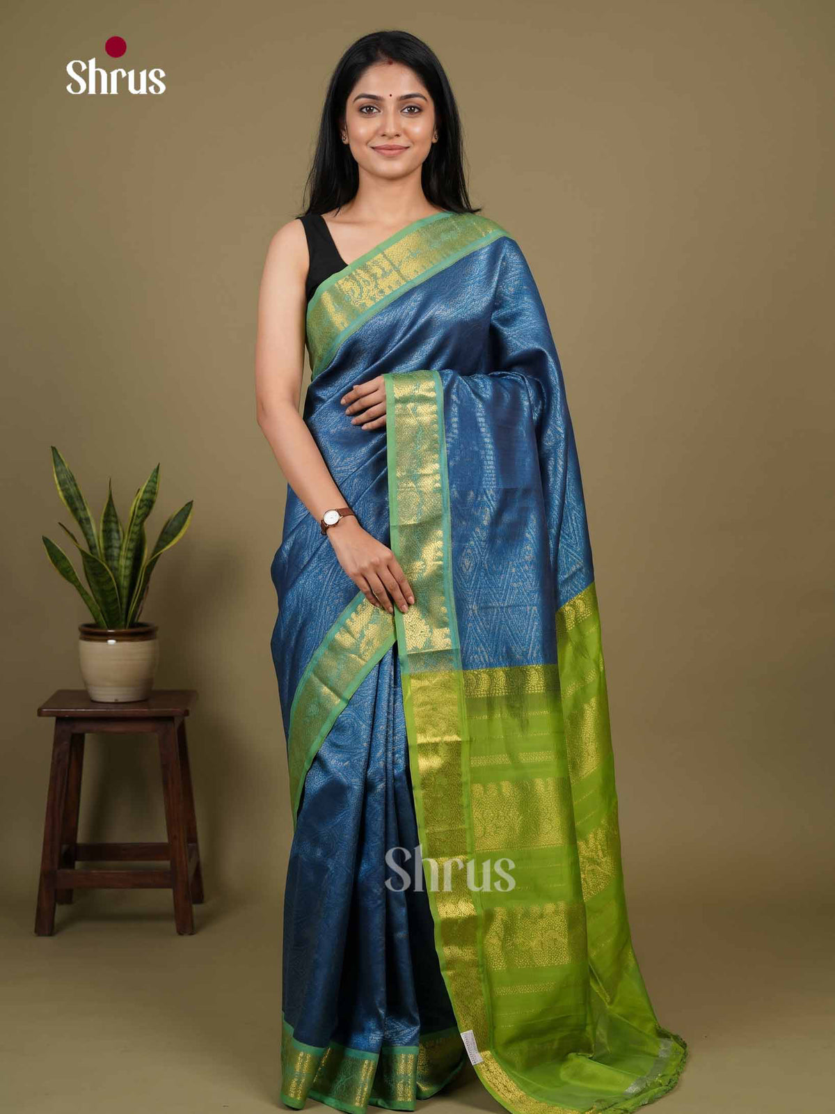 Silk Cotton Saree - EI01365