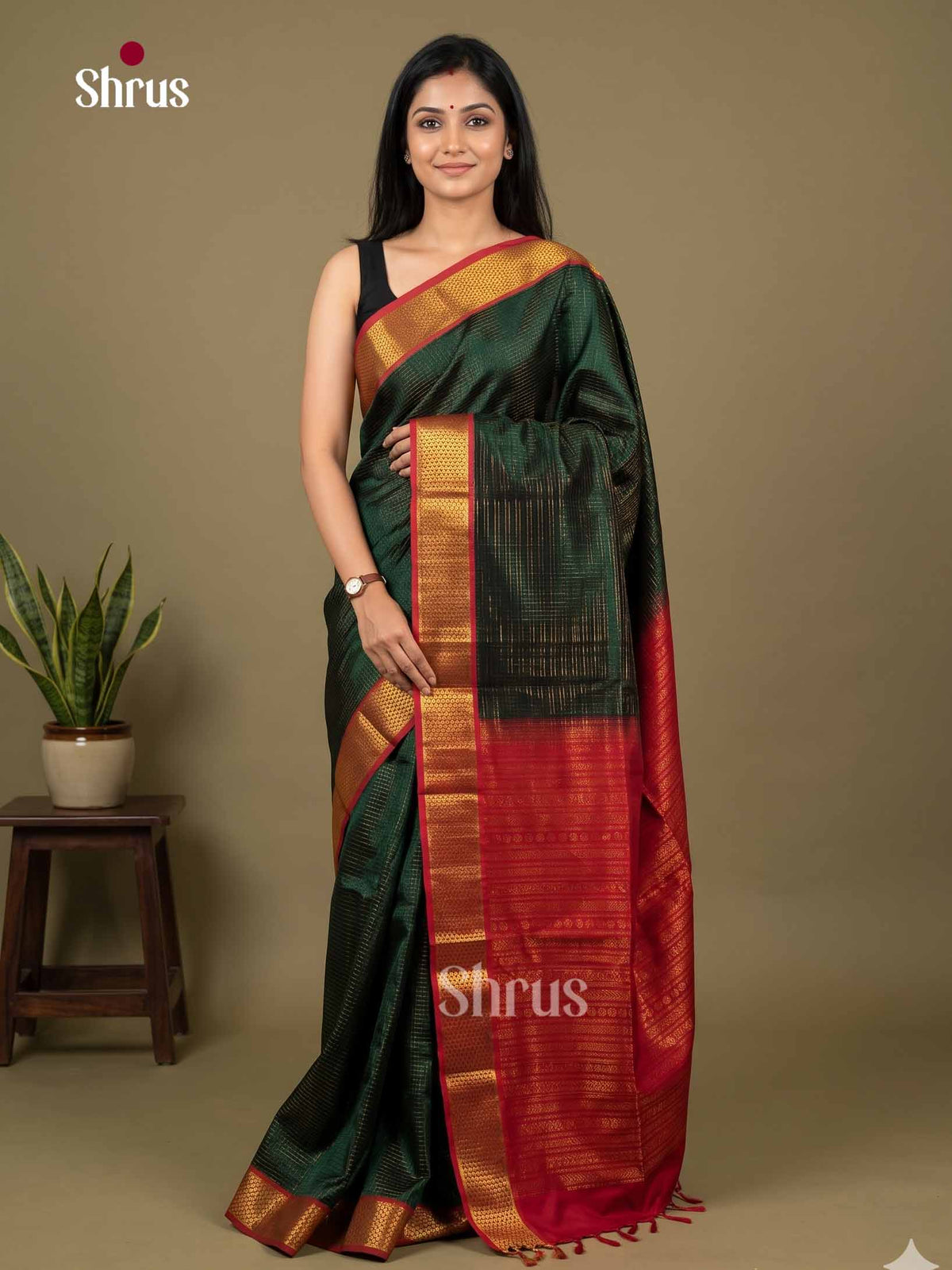 Silk Cotton Saree - EI01372