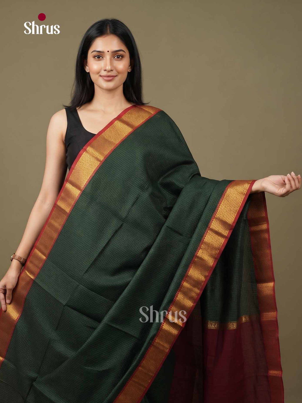 Silk Cotton Saree - EI01372