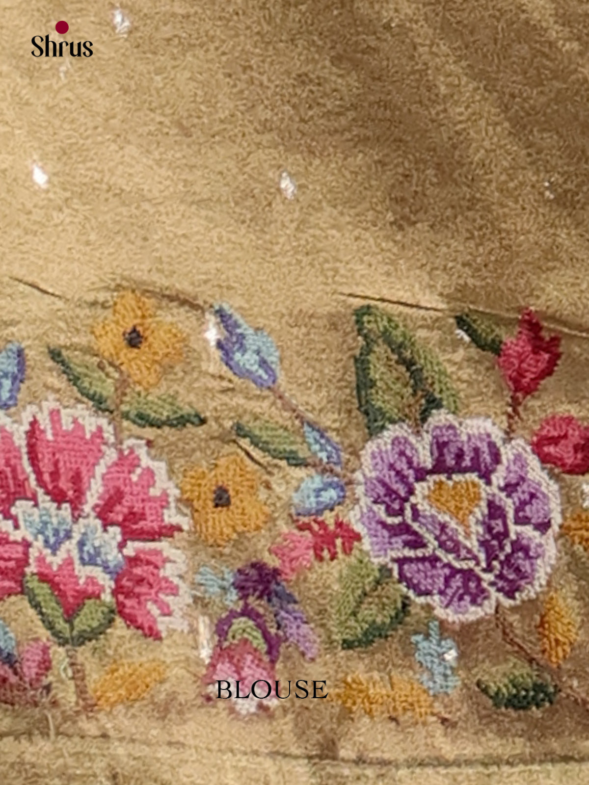 Tissue Embroidery Saree - EI02029