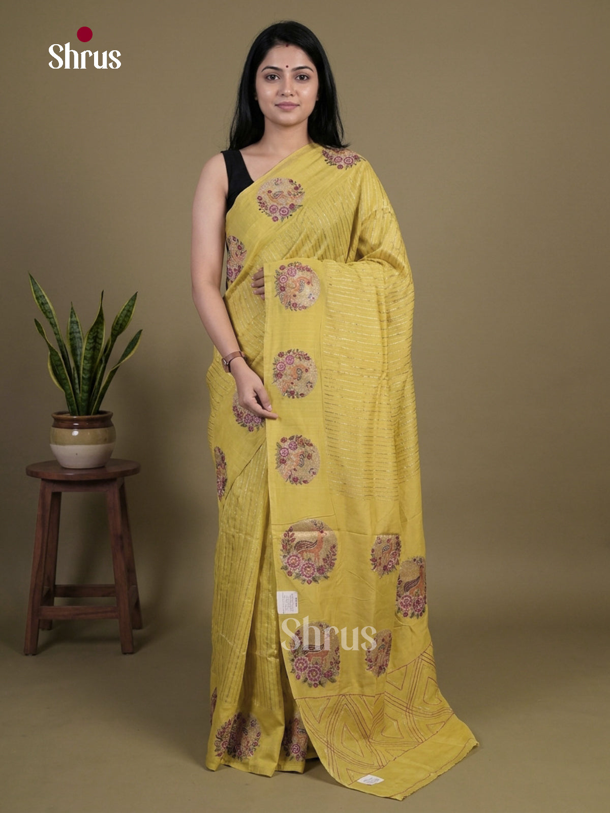Organza Embroidery Saree - EI02038