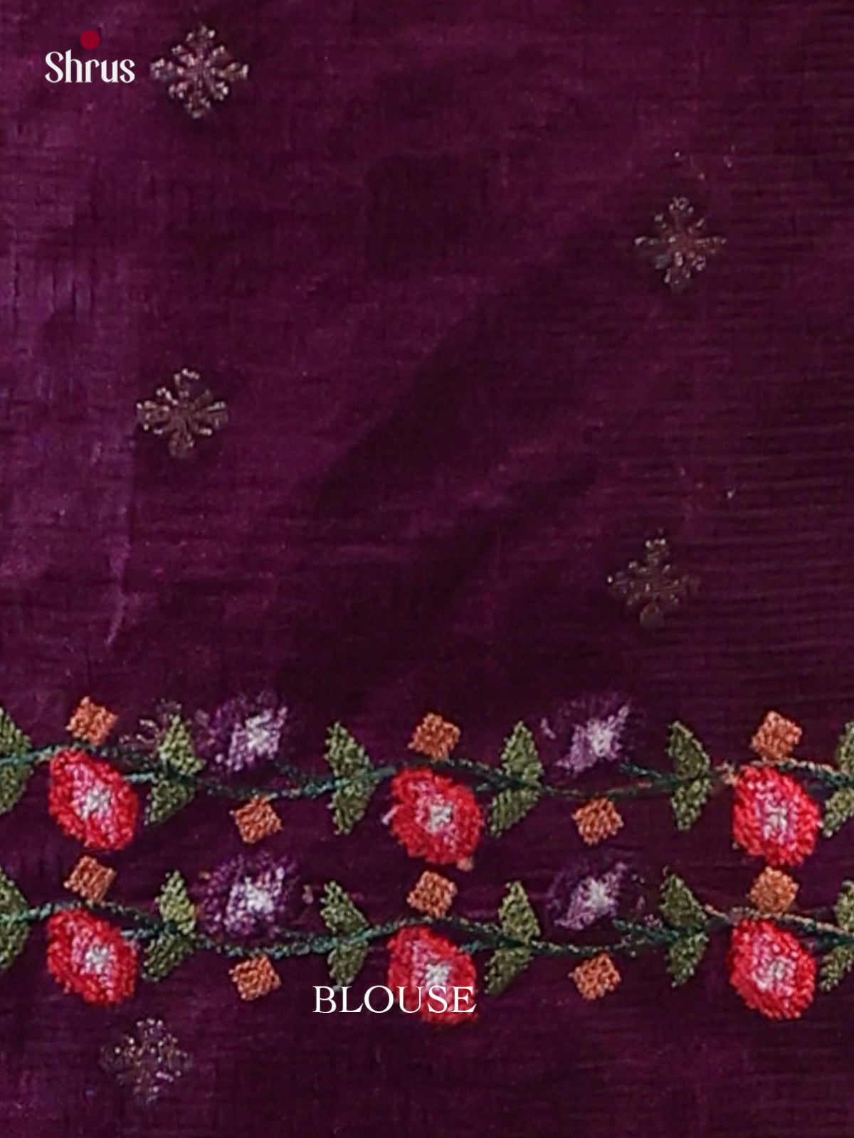 Tussar Embroidery Saree - EI02042
