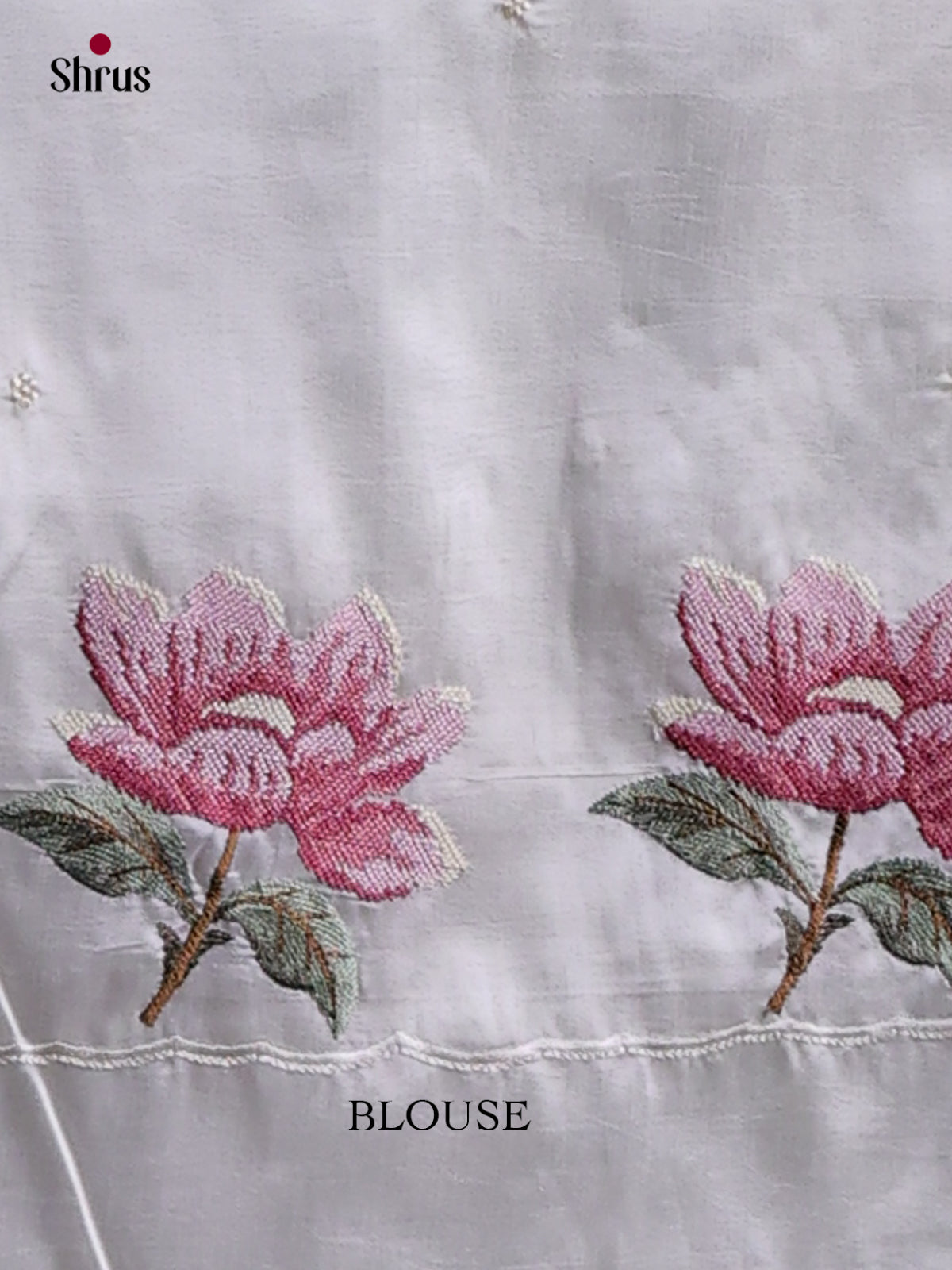 Tussar Embroidery Saree - EI02084