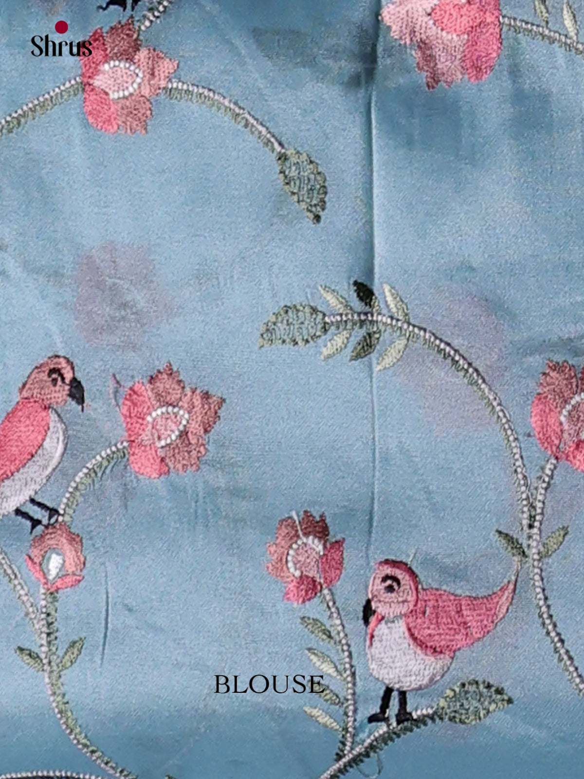 Tissue Embroidery Saree - EI02133