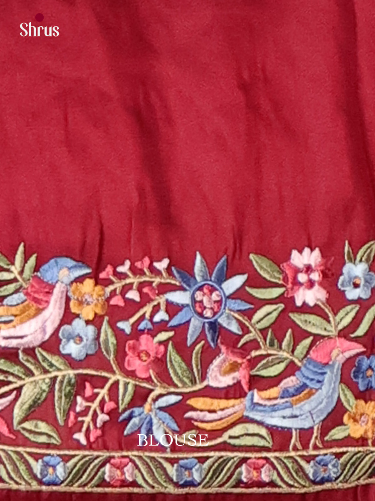Tissue Embroidery Saree - EI02187