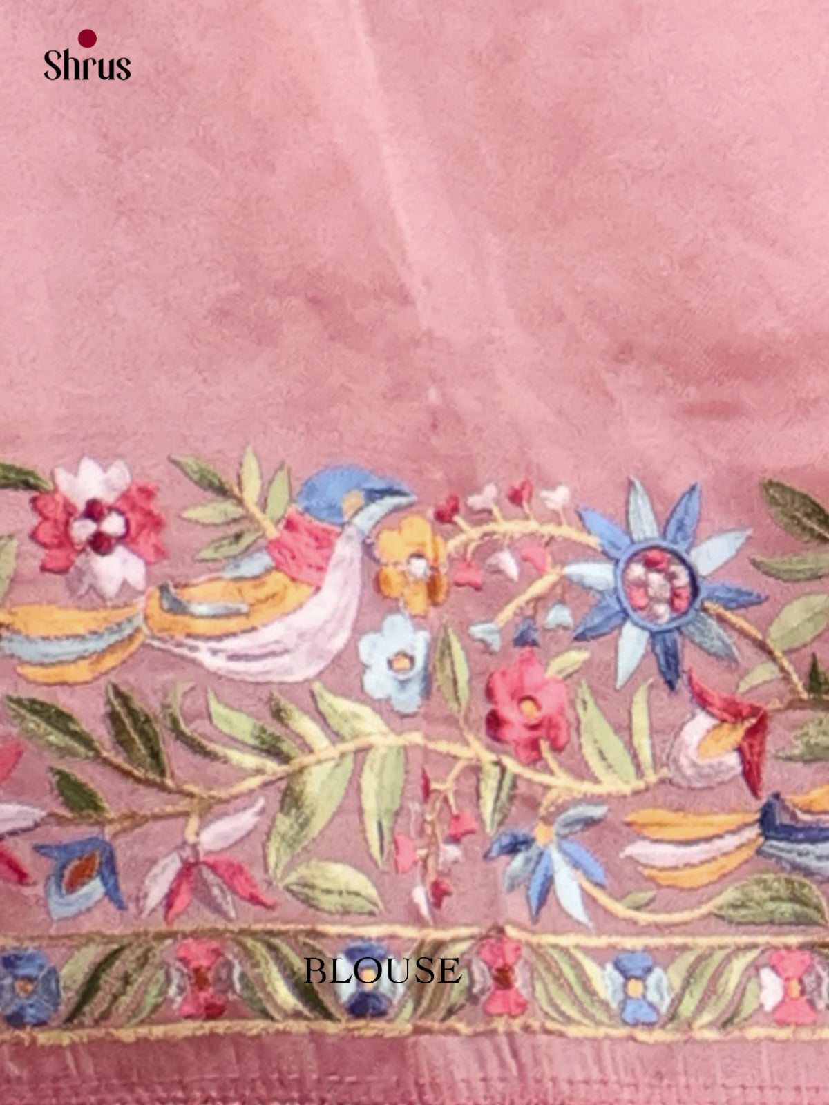 Tissue Embroidery Saree - EI02188