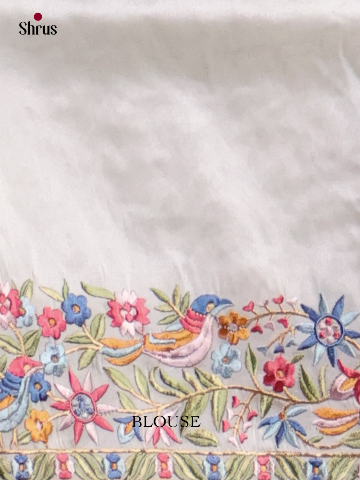 Tissue Embroidery Saree - EI02190