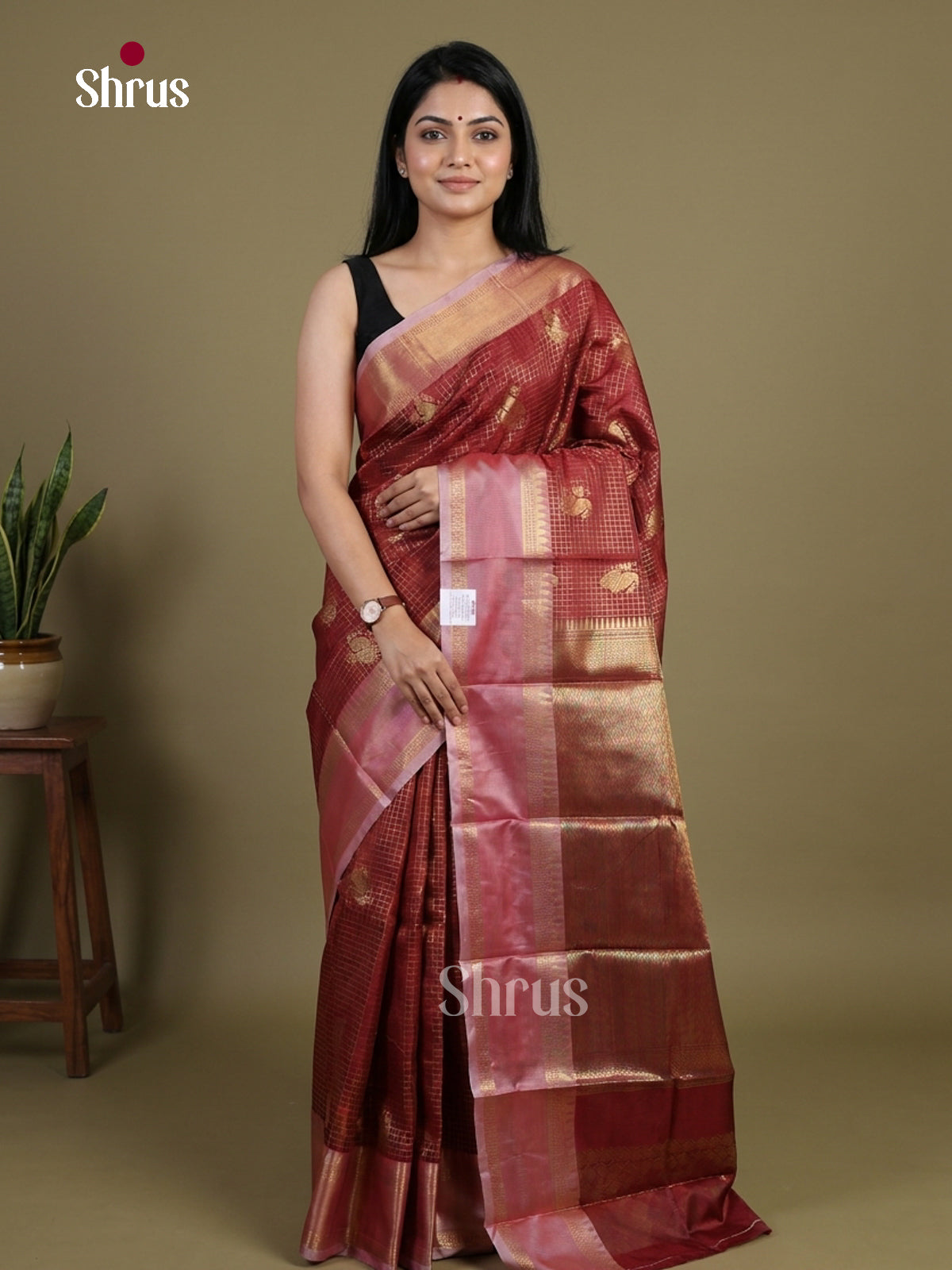 Semi Kanchipuram Saree - EI02276