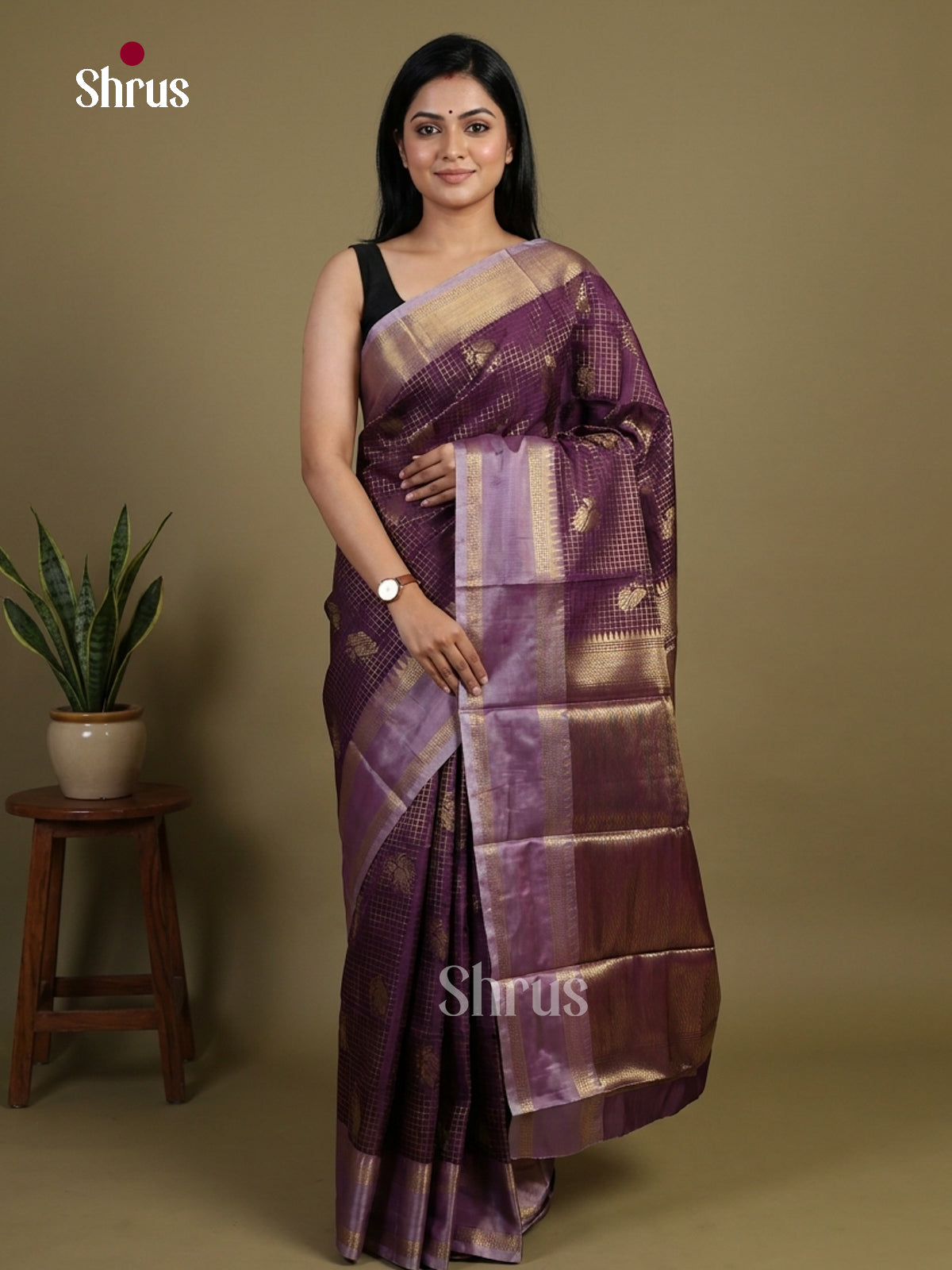 Semi Kanchipuram Saree - EI02278