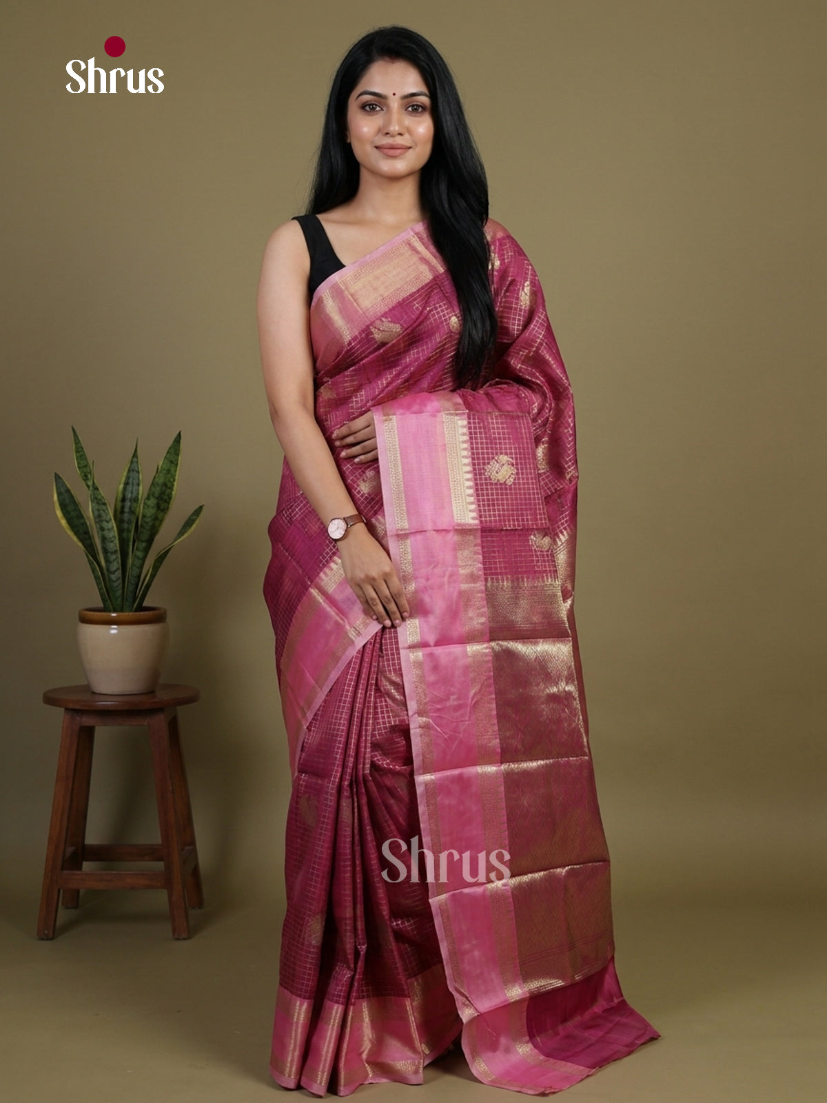 Semi Kanchipuram Saree - EI02280
