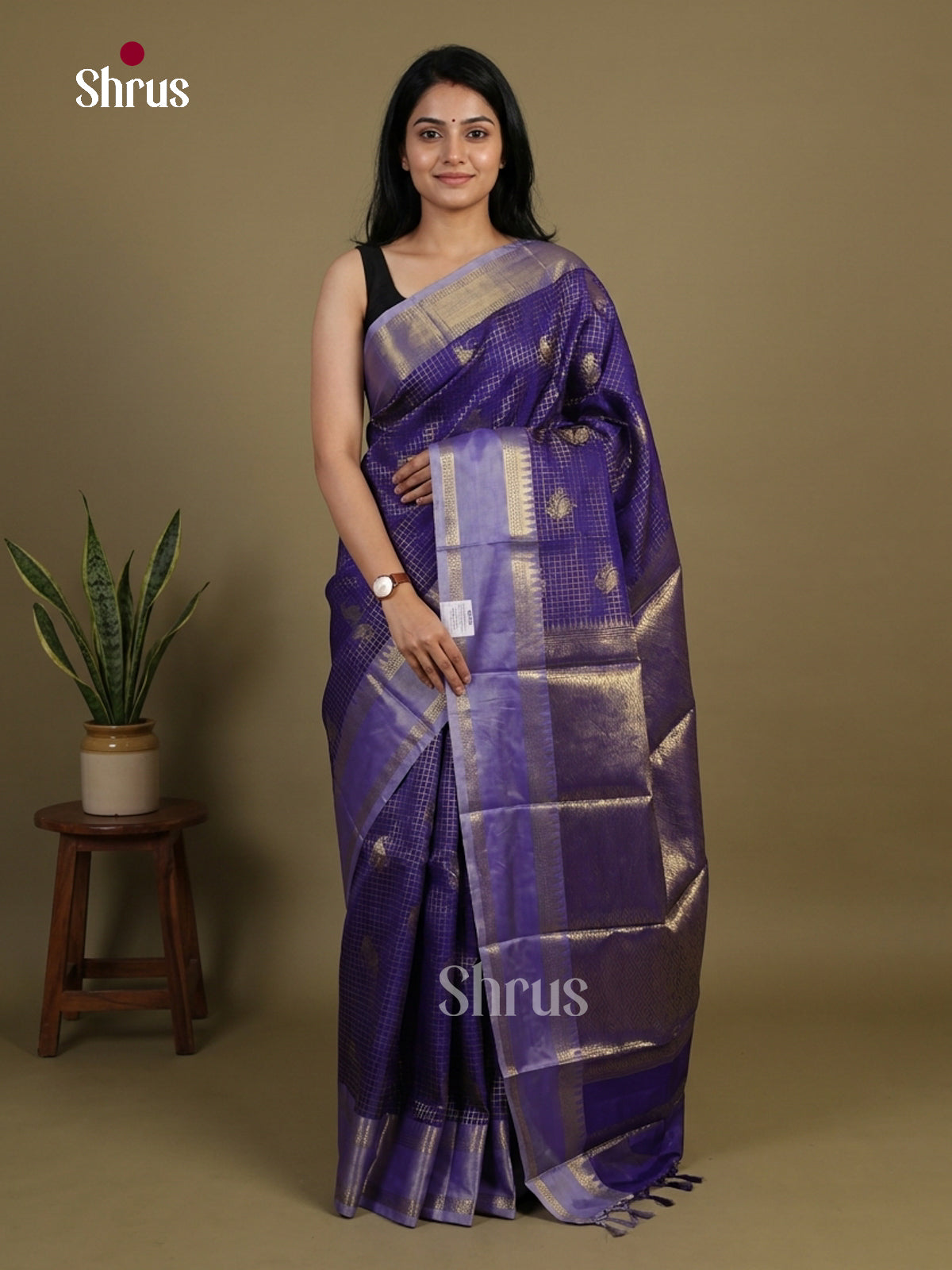 Semi Kanchipuram Saree - EI02281