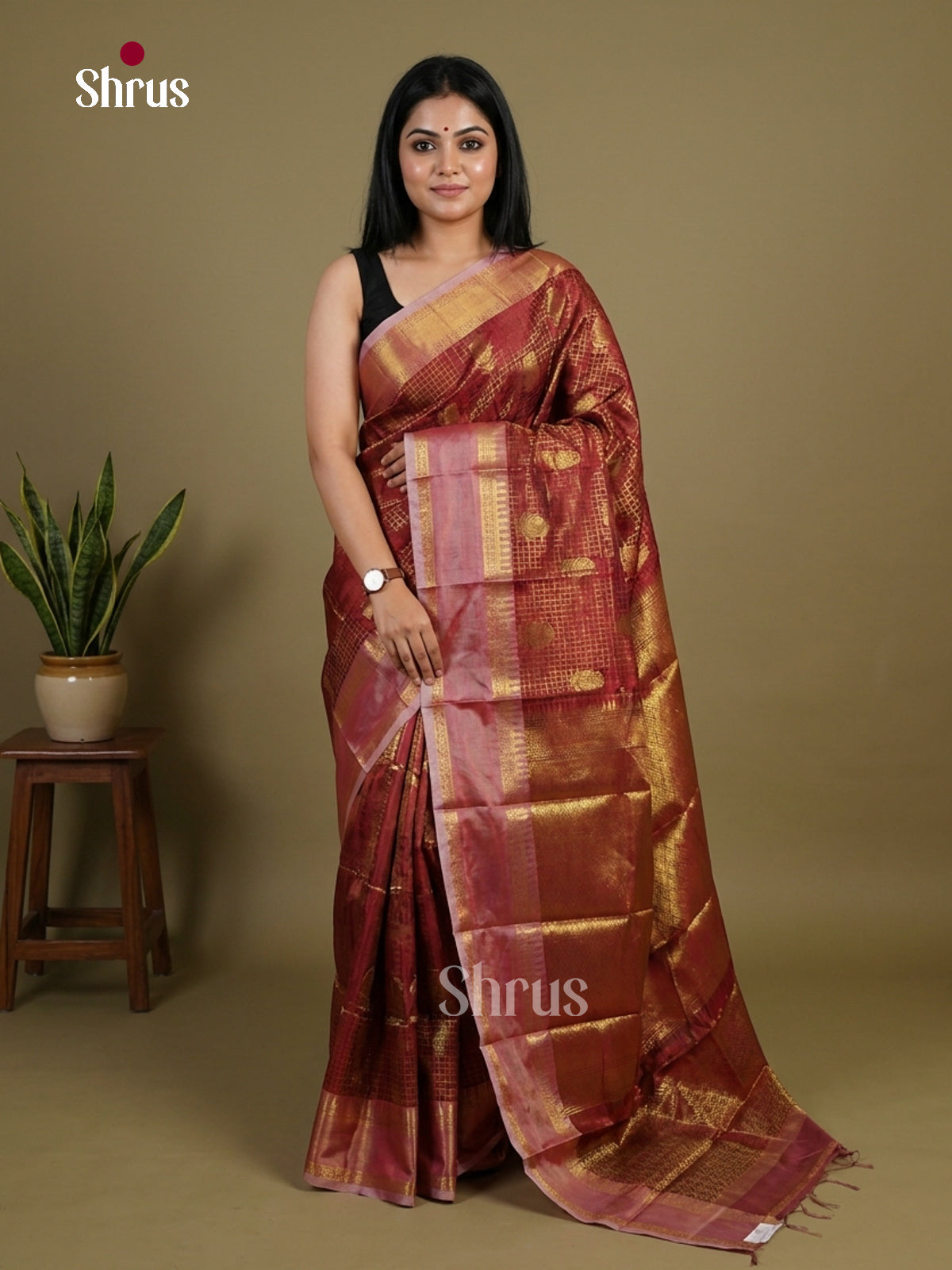 Semi Kanchipuram Saree - EI02288