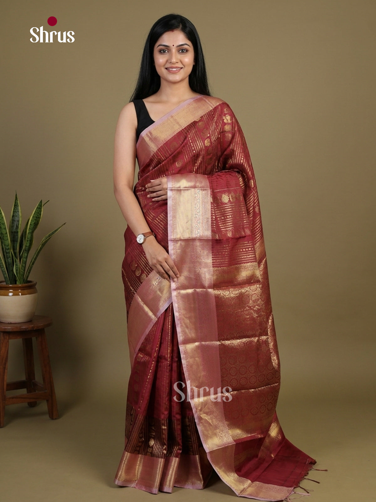 Semi Kanchipuram Saree - EI02298