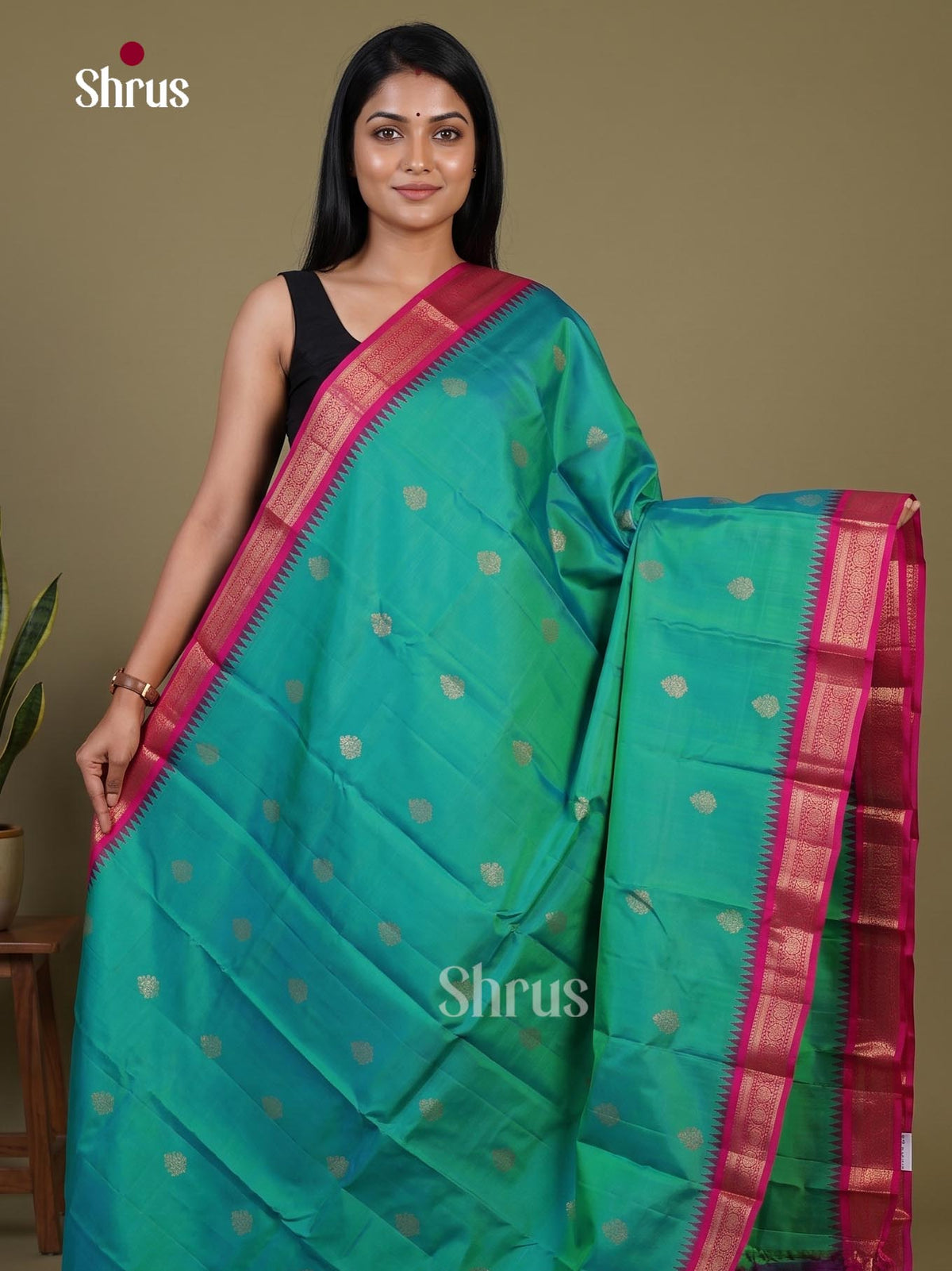 Kanchipuram silk Saree - EI02337