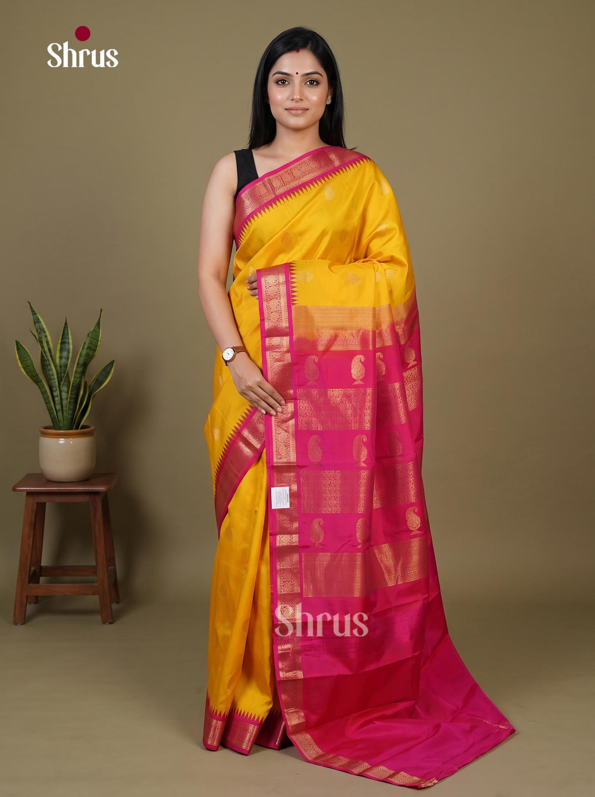 Kanchipuram silk Saree - EI02338