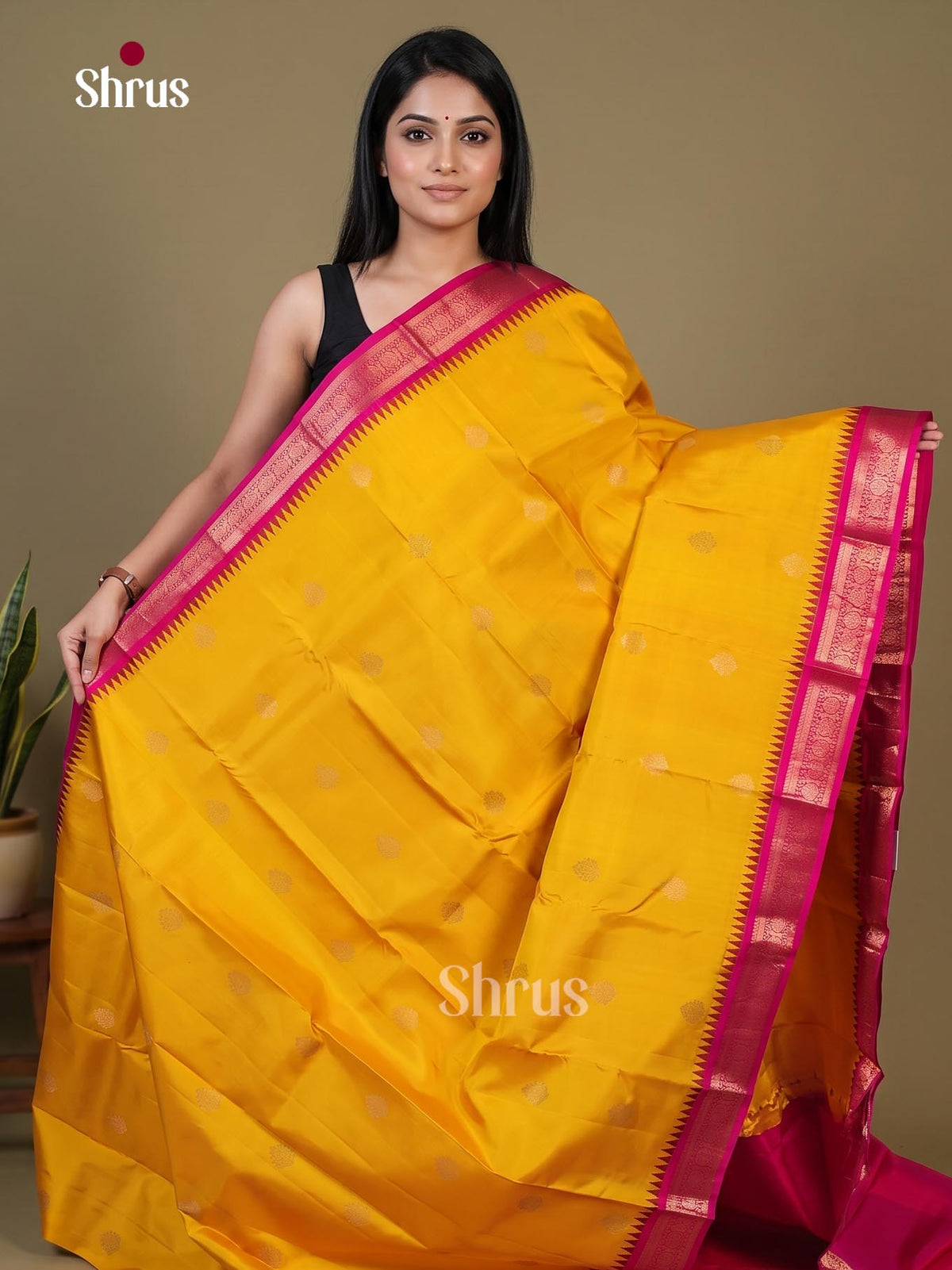 Kanchipuram silk Saree - EI02338