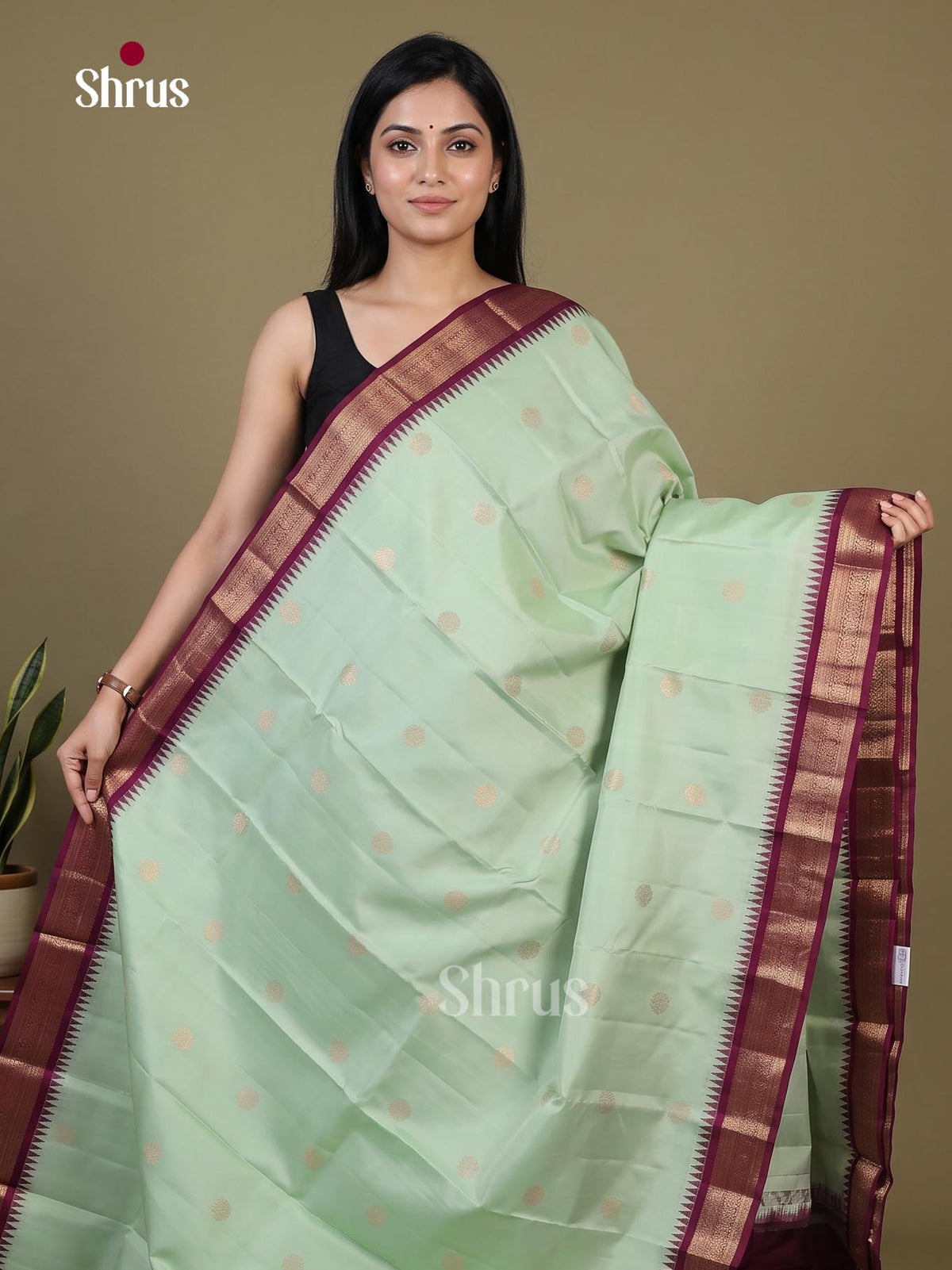 Kanchipuram silk Saree - EI02339