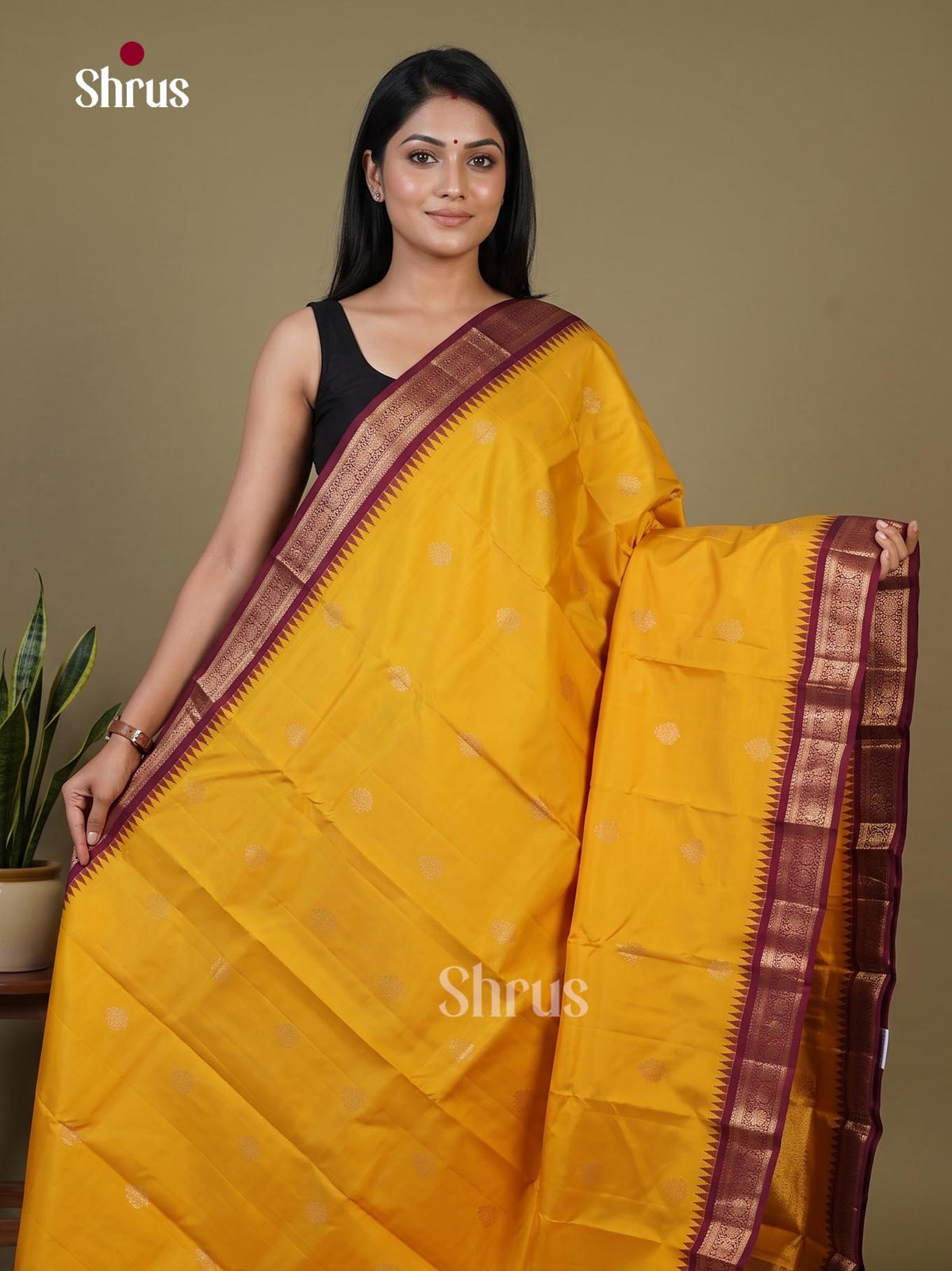 Kanchipuram silk Saree - EI02340